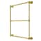 Kingston Brass 30" x 32" Wall Mount Towel Rack, Brushed Brass DTM32303BB - alternate 1